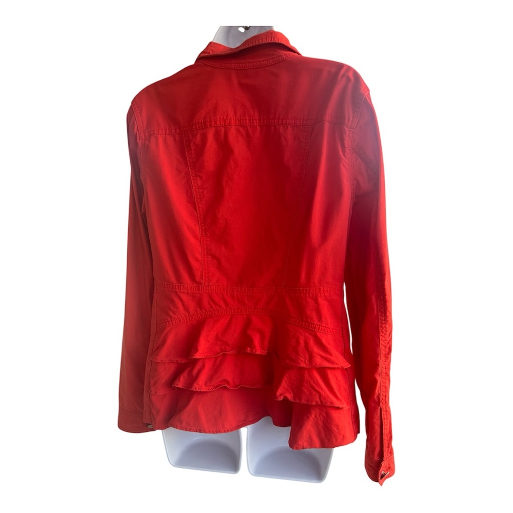 Cabi Taylor Ruffle Hem Utility Jacket - Picture 5 of 8